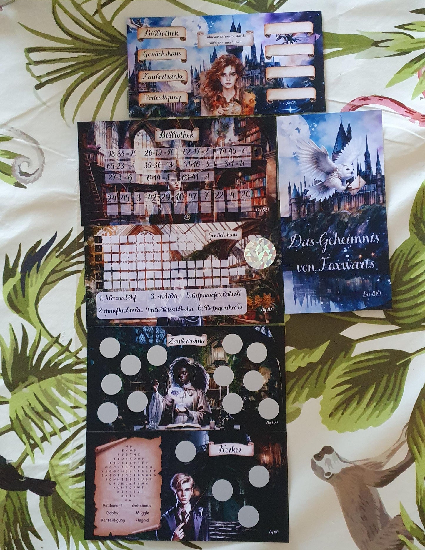 Harry Otters Abenteuer A6 Binder Budgeting Challenge Sparen