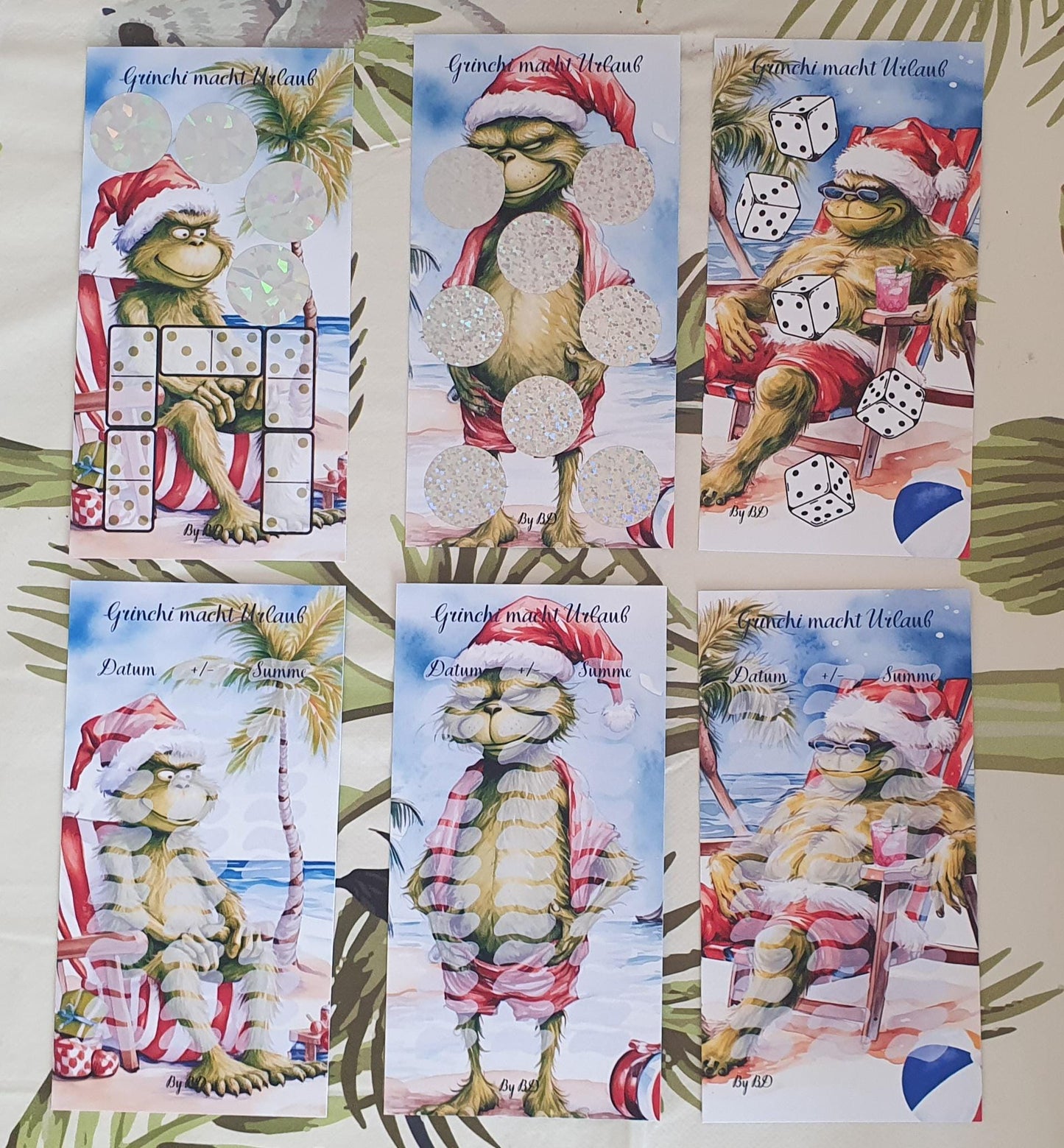 Grinchi im Urlaub A6 Challenge Budget Sparen