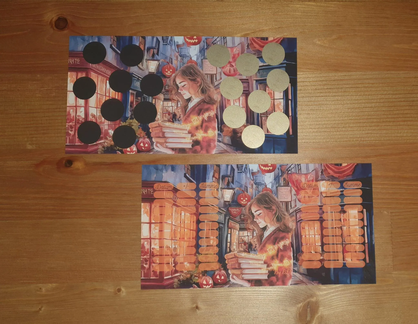 Harry Otter Halloween A6 Challenge Budgeting Sparen