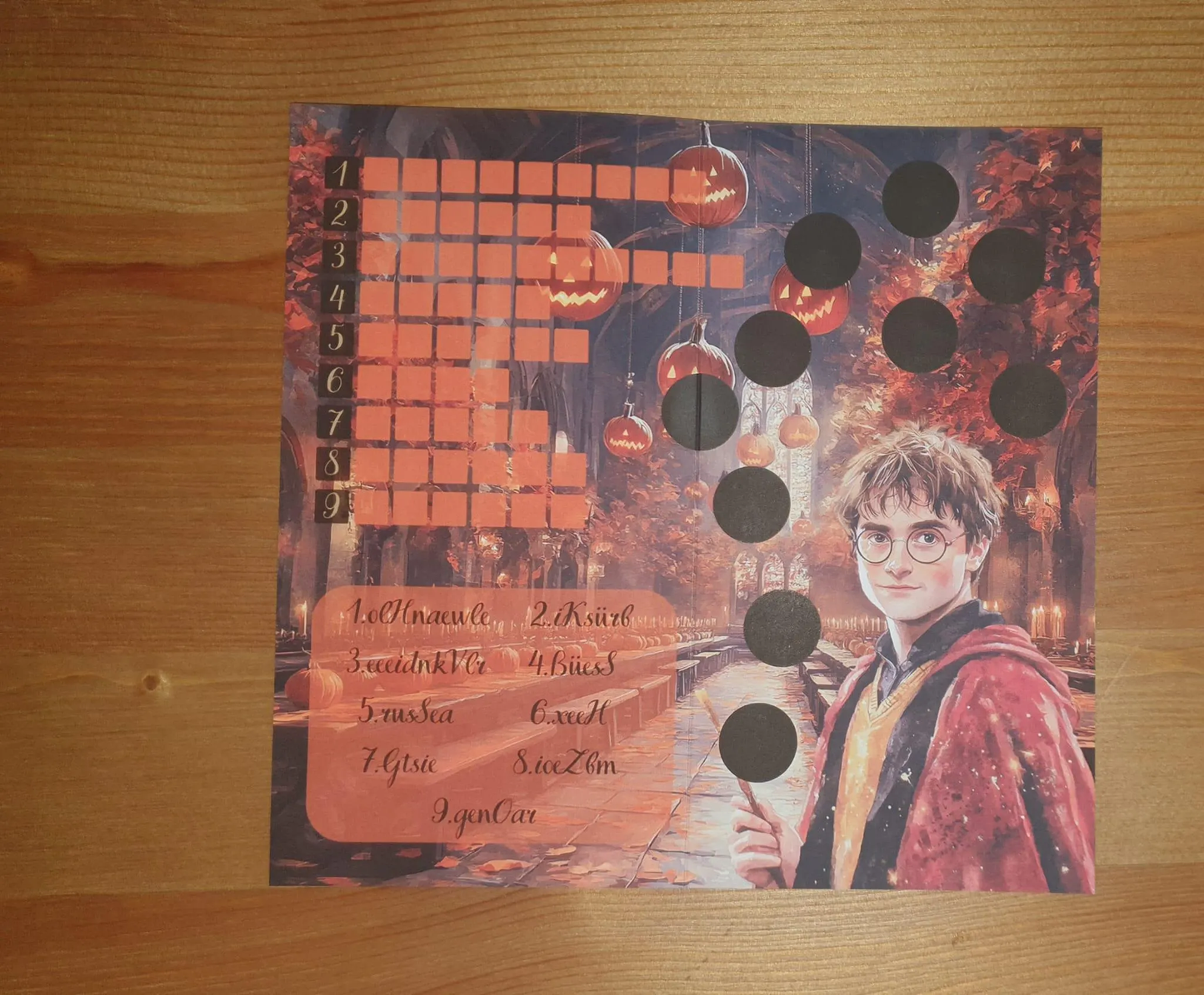 Harry Otter Halloween A6 Challenge Budgeting Sparen