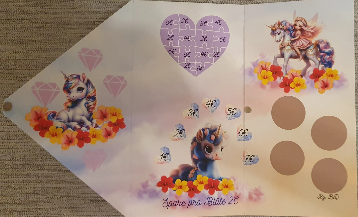 Liebesbrief Challenge Budget Sparen