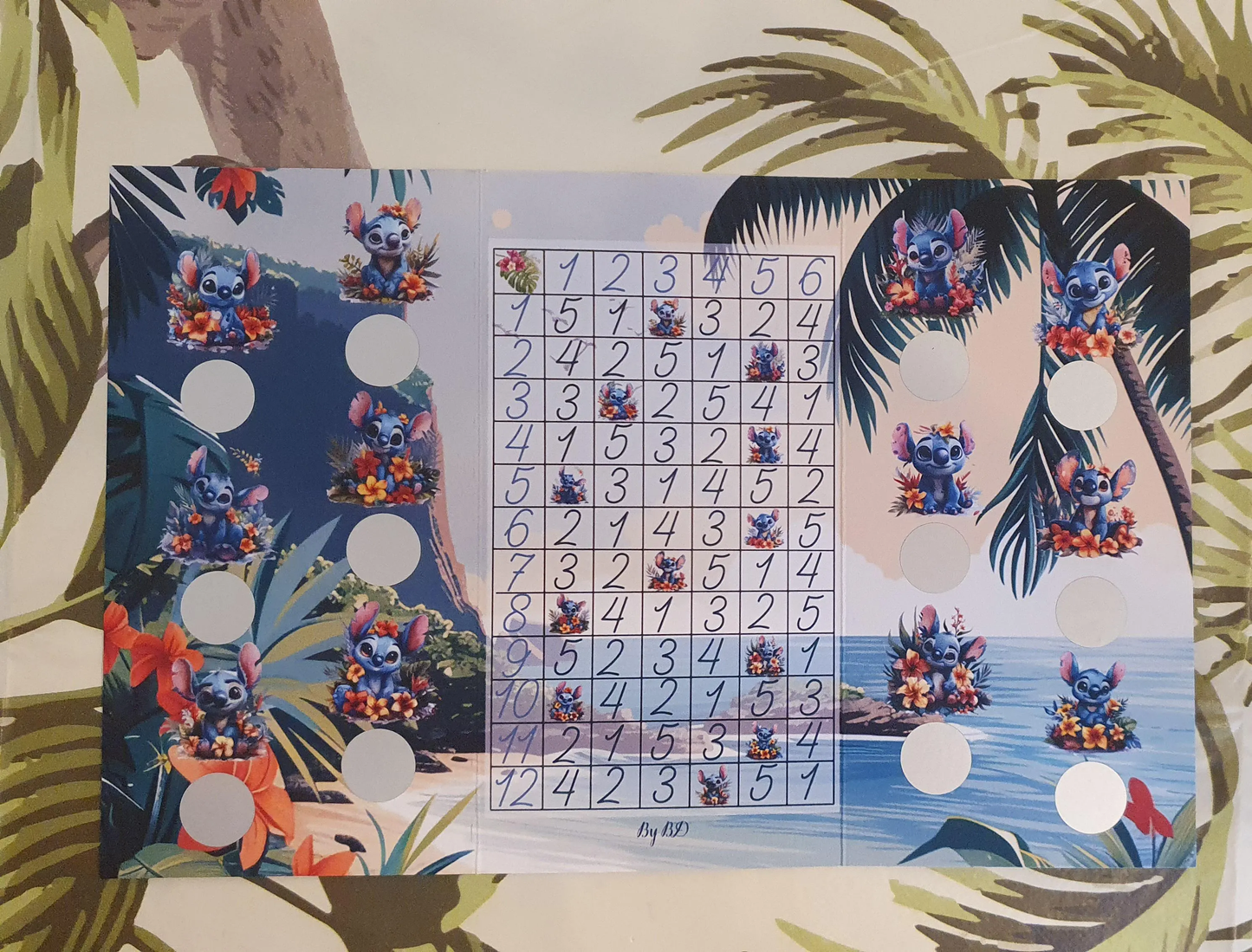 Blauer Koala Bingo A6 Challenge Sparen Budgeting