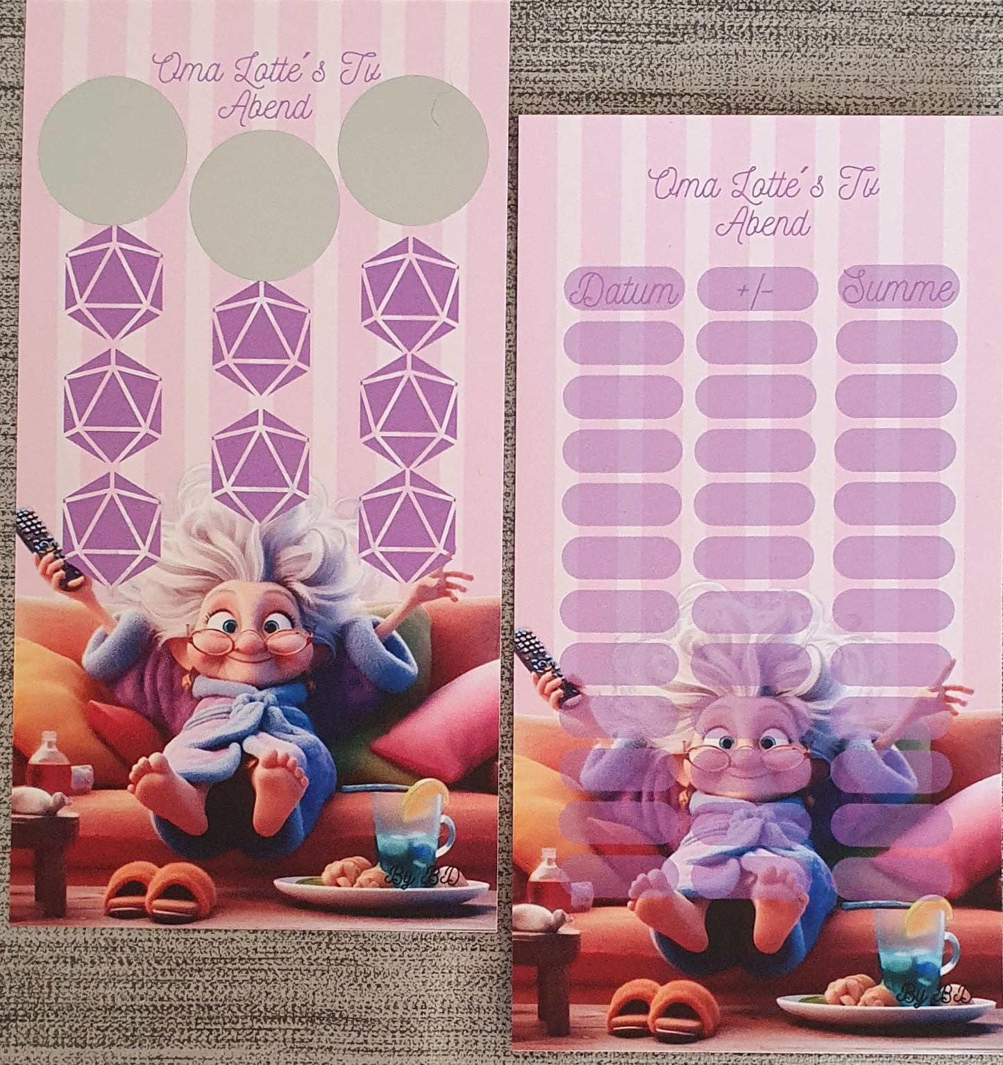 Oma Lotte Challenge Budgeting Sparen