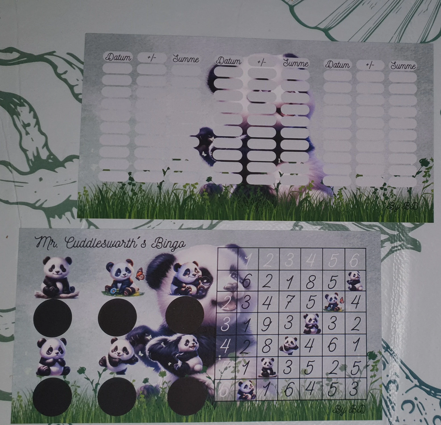 Panda A6 Challenge Budgeting Sparen