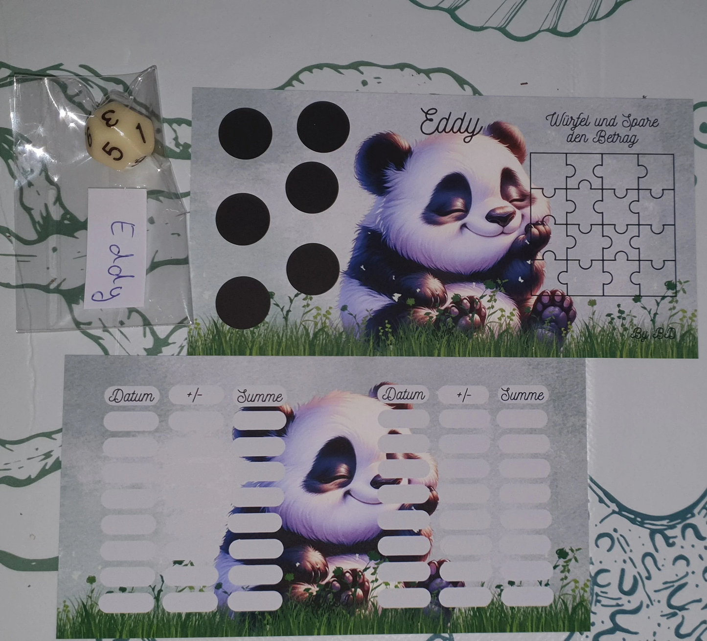 Panda A6 Challenge Budgeting Sparen