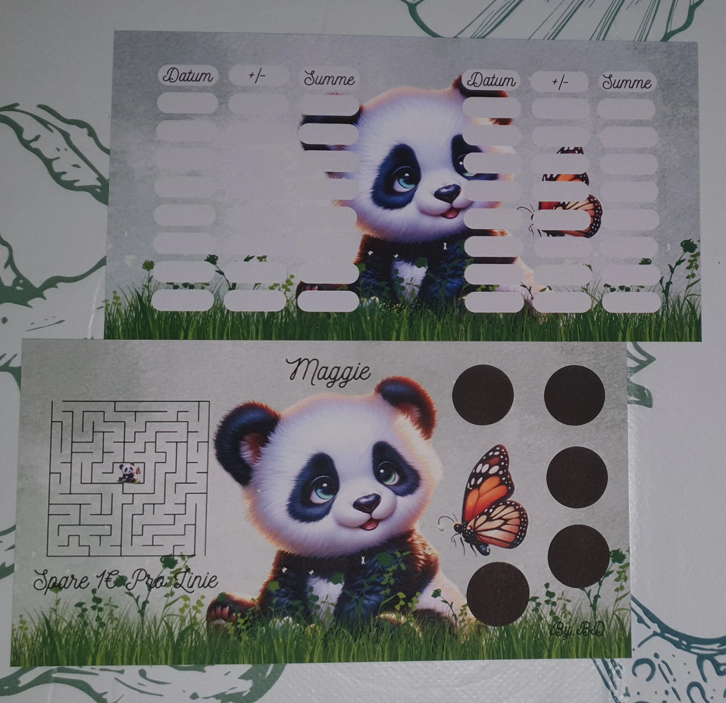 Panda A6 Challenge Budgeting Sparen