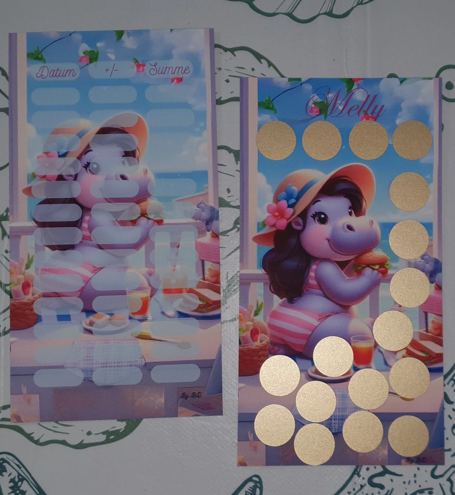 Sally und Melly A6 Challenge Budgeting Sparen