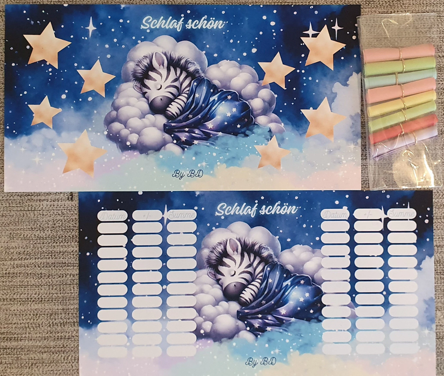 Schlaf schön Challenge Budgeting Sparen