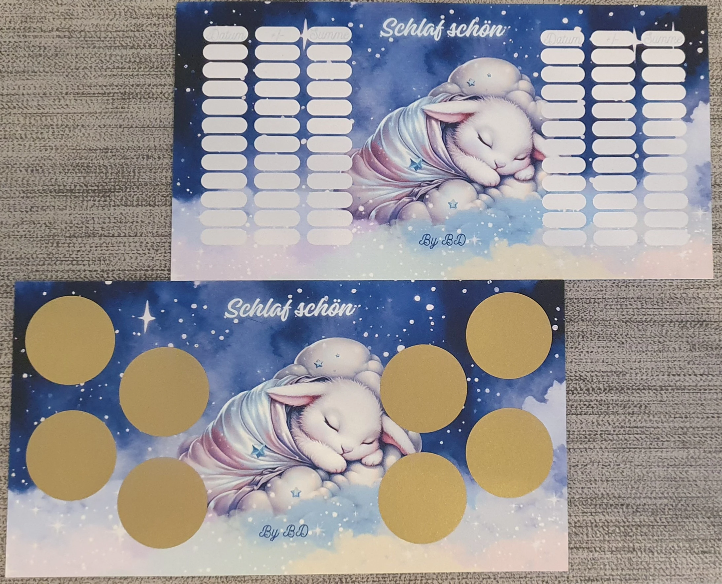 Schlaf schön Challenge Budgeting Sparen