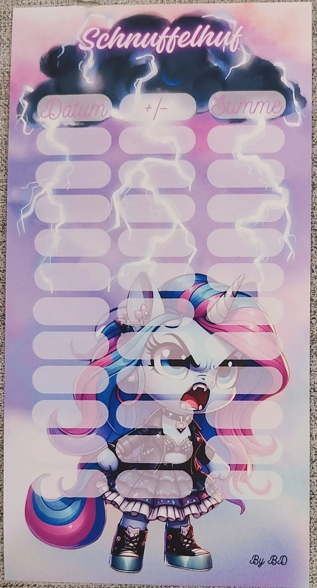 Schnuffelhuf Challenge Budget Sparen