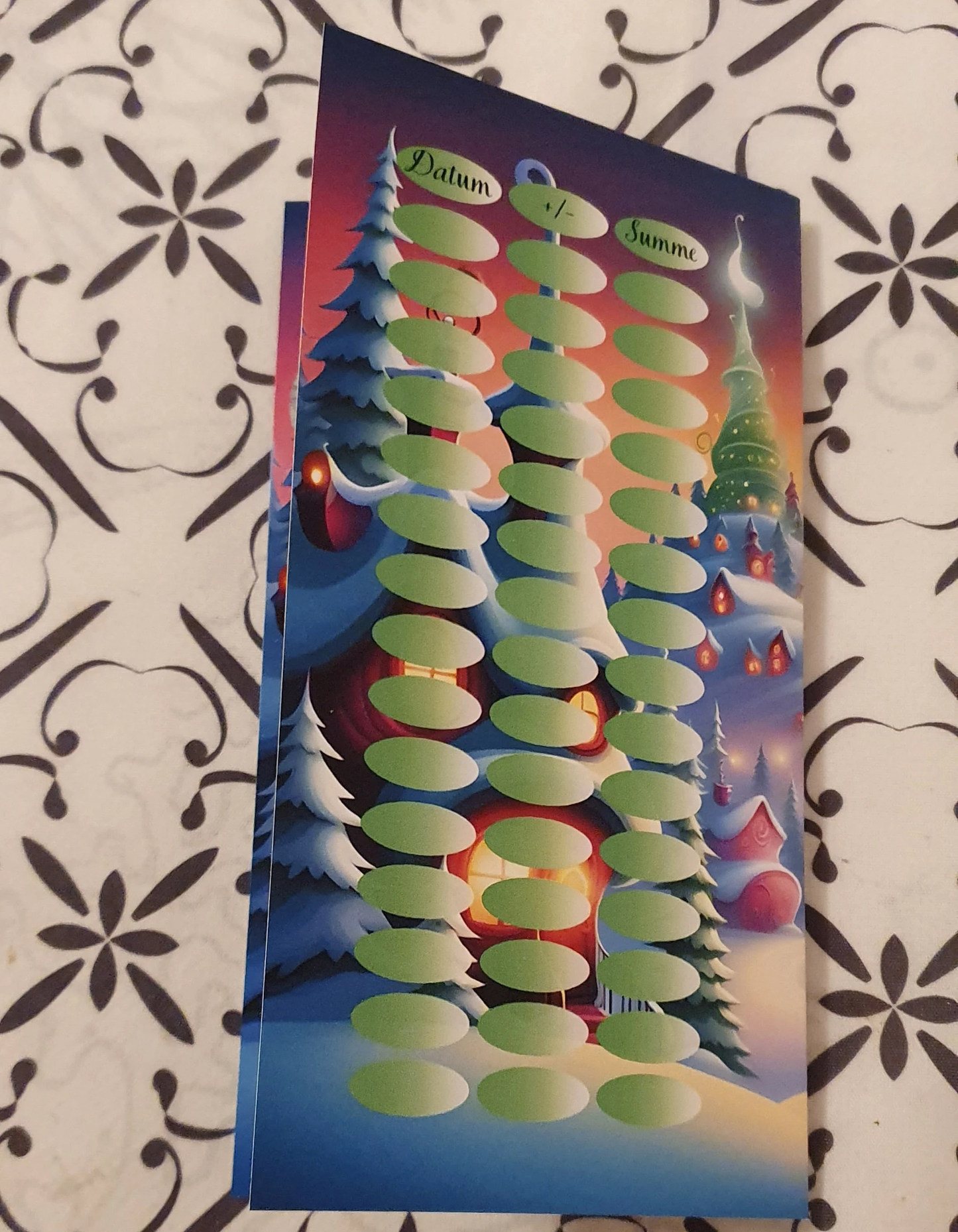Advents Grinch Challenge Sparen