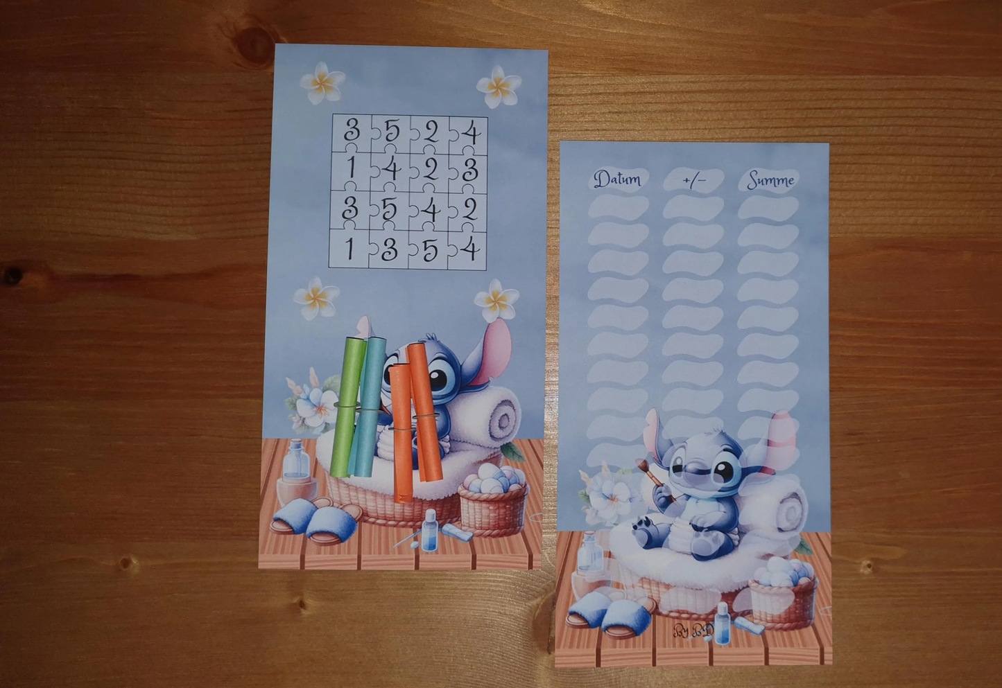 Blauer Alien Wellness Challenge A6 Budget Sparen