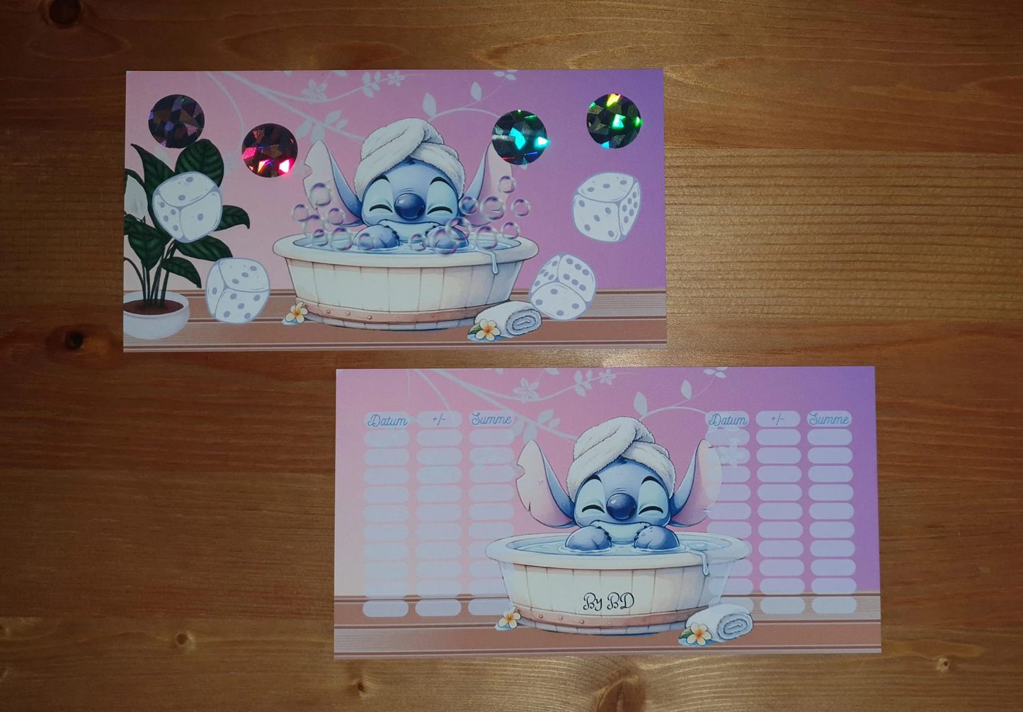 Blauer Alien Wellness Challenge A6 Budget Sparen