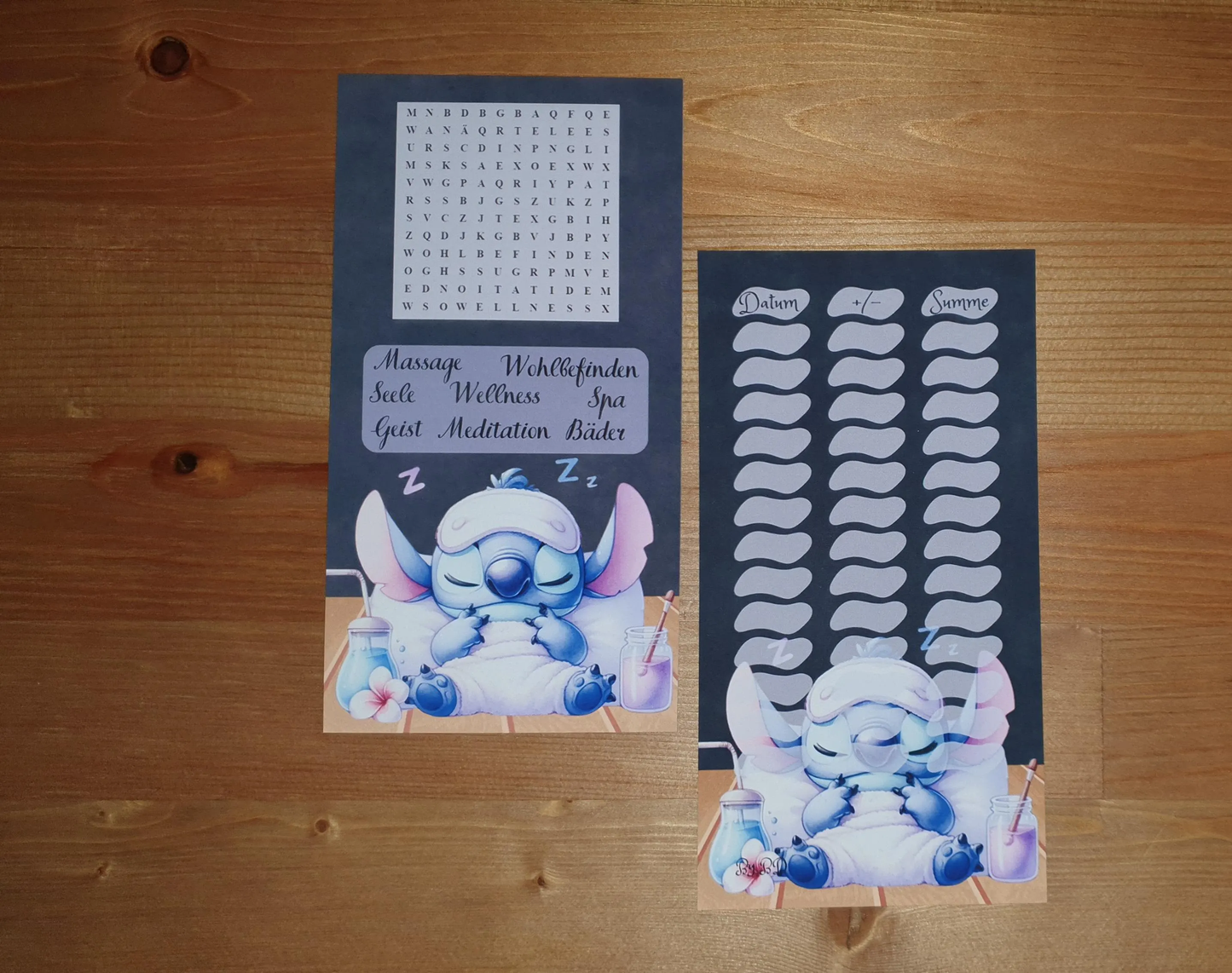 Blauer Alien Wellness Challenge A6 Budget Sparen