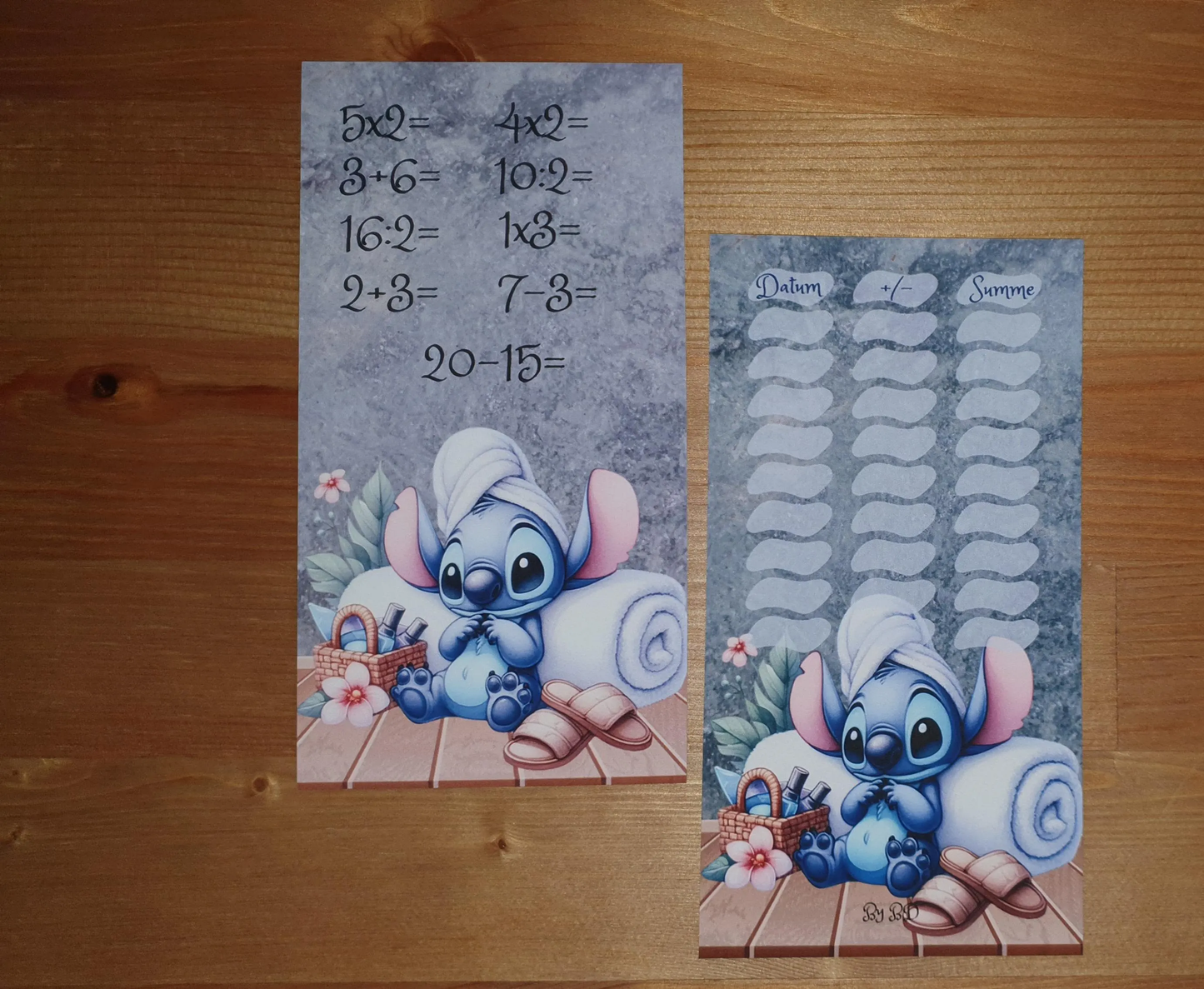 Blauer Alien Wellness Challenge A6 Budget Sparen