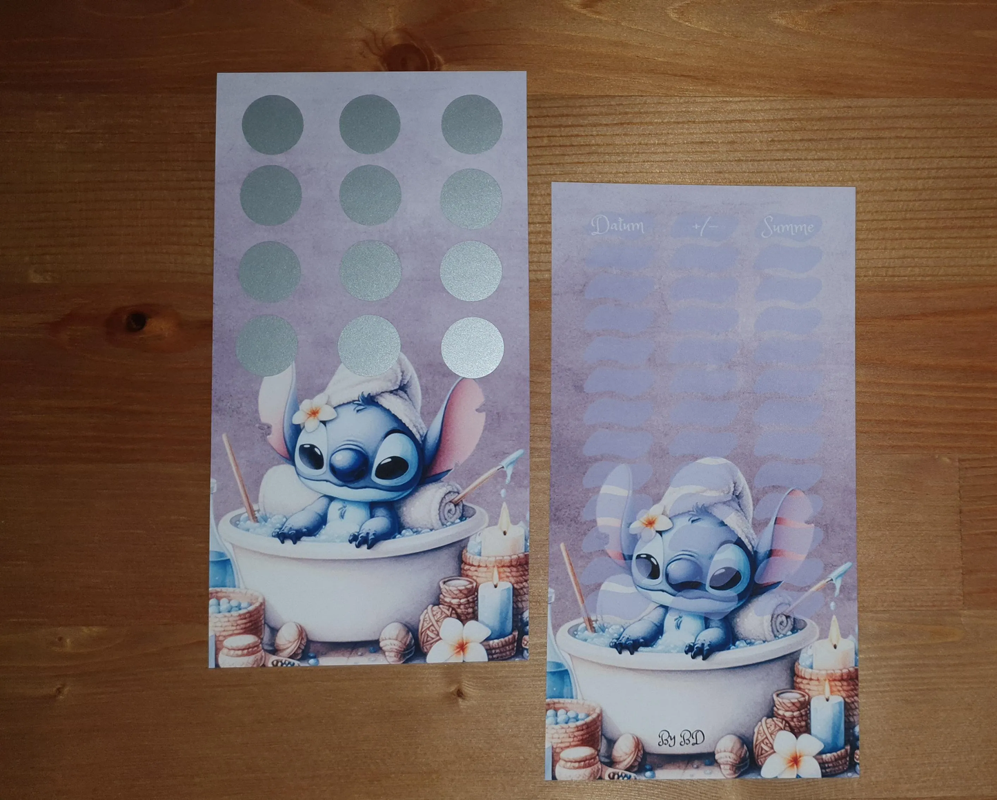 Blauer Alien Wellness Challenge A6 Budget Sparen