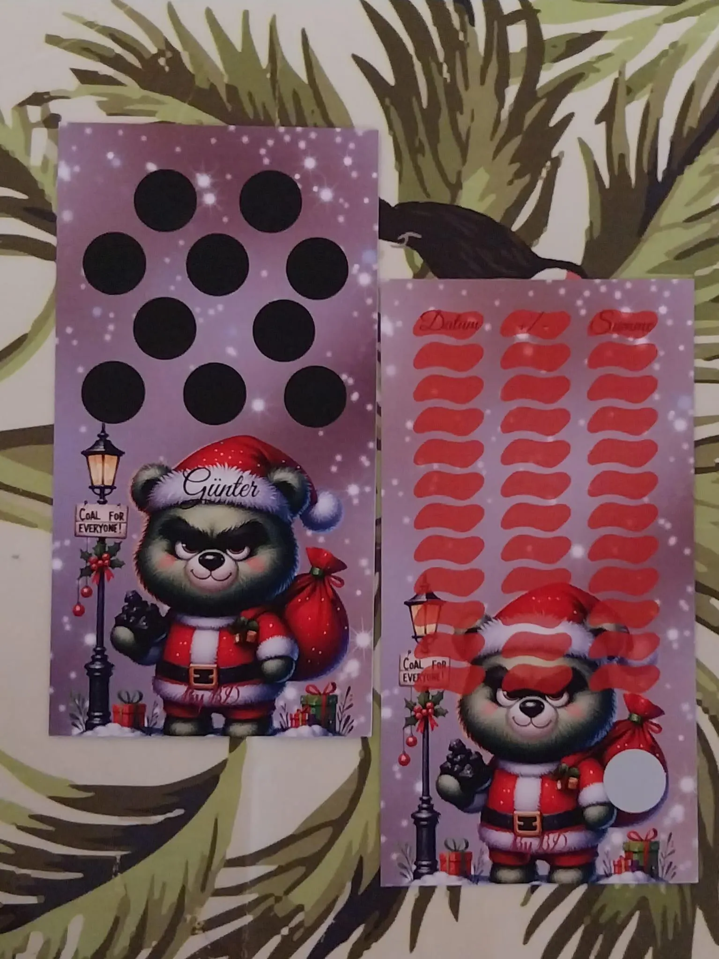 Grummle Bären A6 Challenge Budgeting Sparen