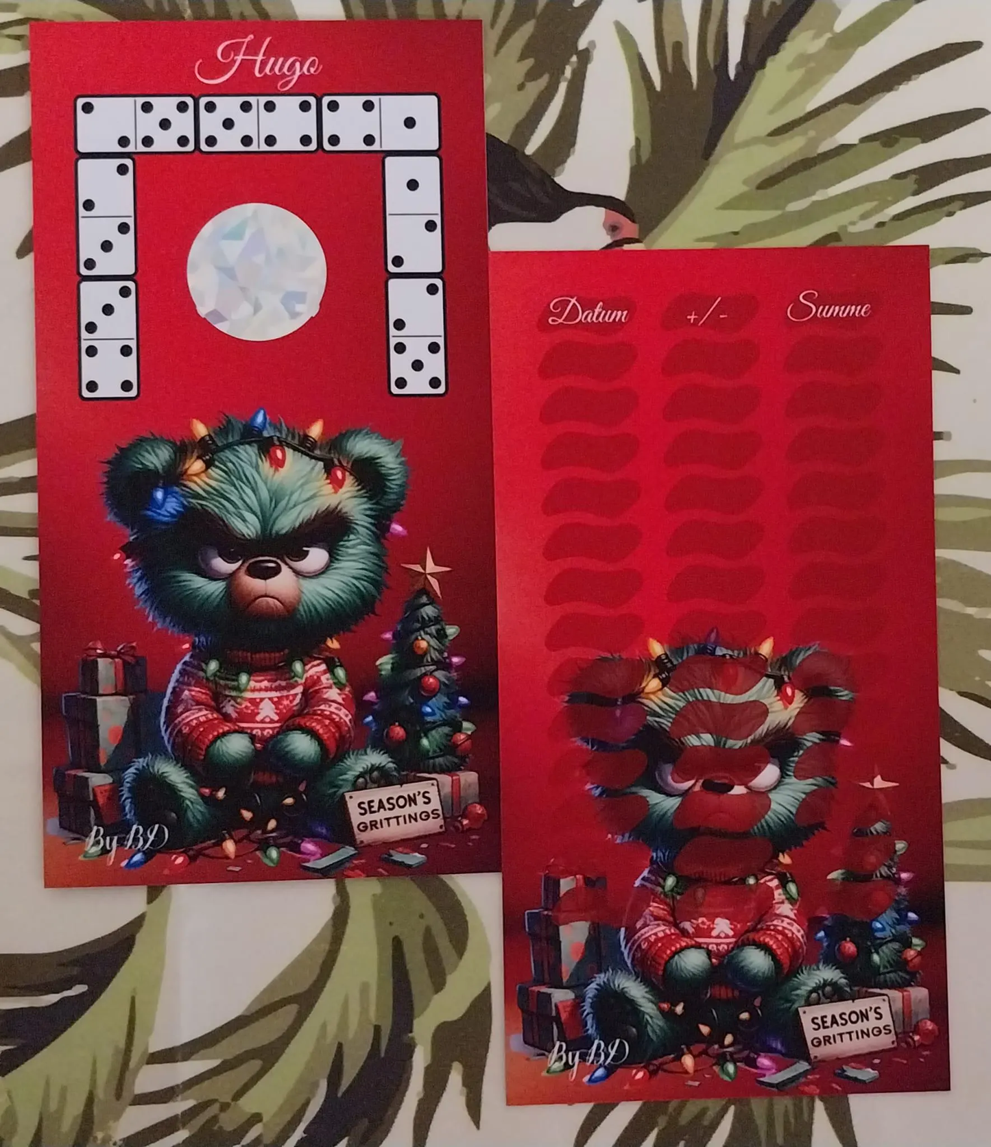 Grummle Bären A6 Challenge Budgeting Sparen