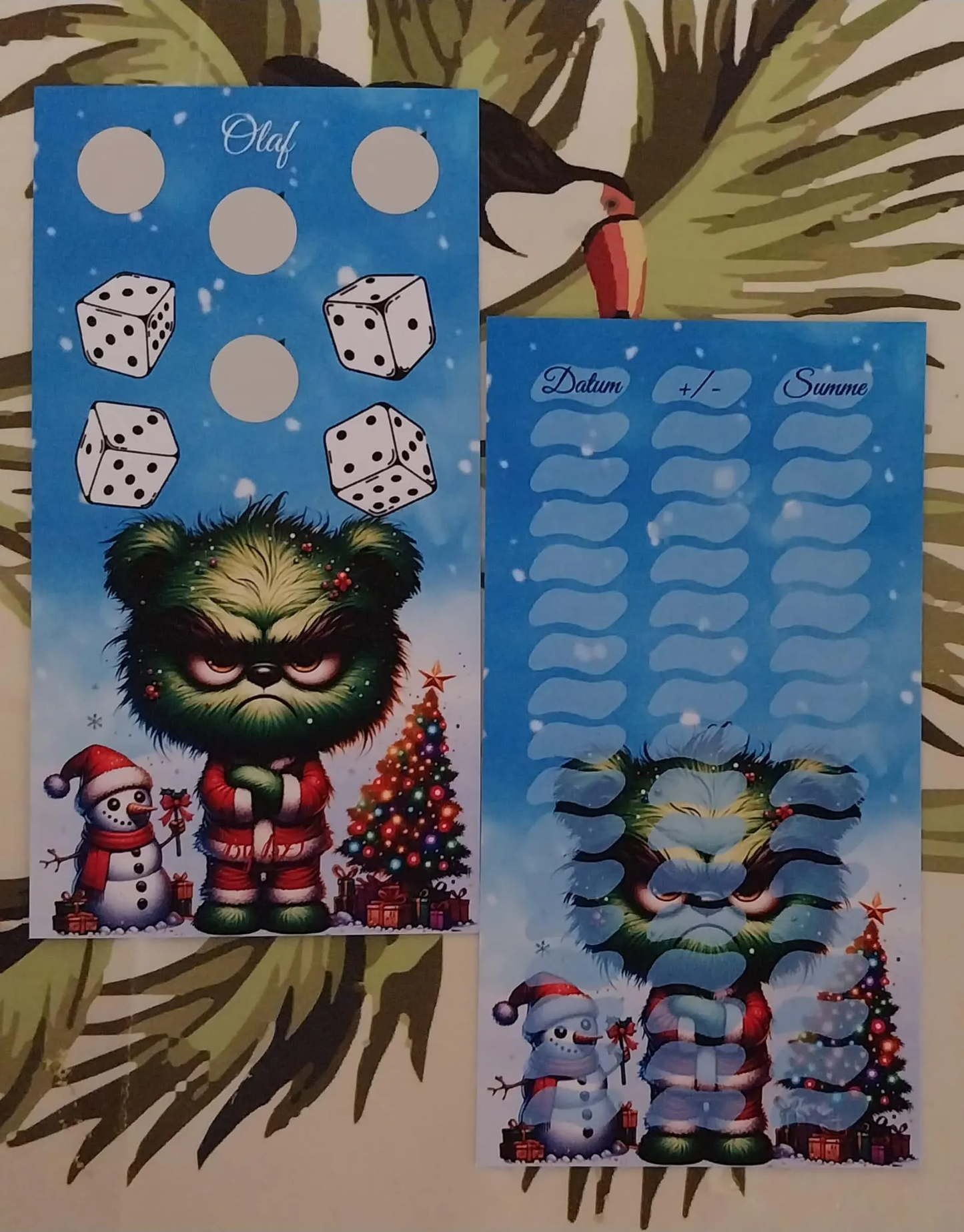 Grummle Bären A6 Challenge Budgeting Sparen