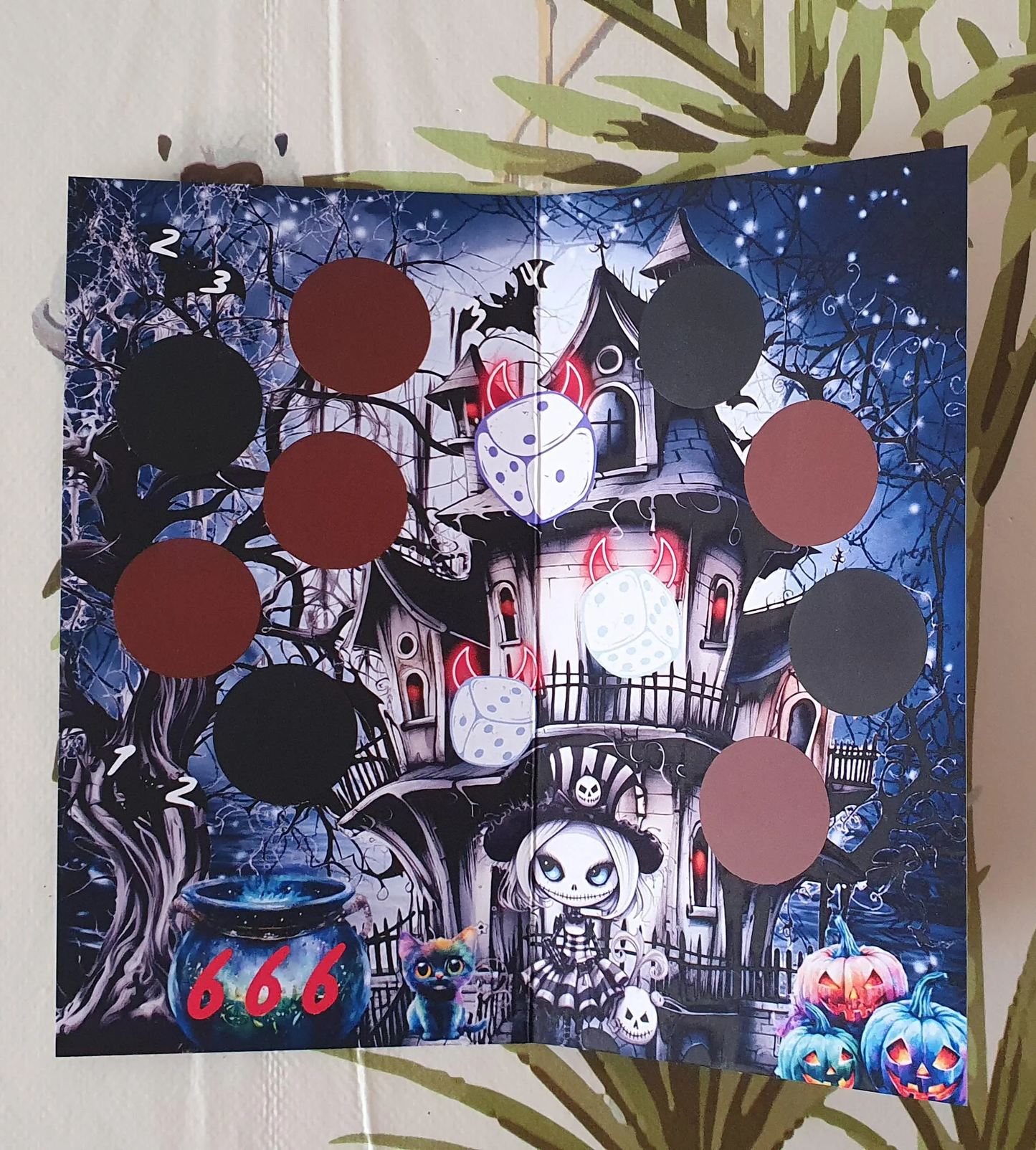 Happy Halloween Klappkarte A6 Budgeting Challenge Sparen