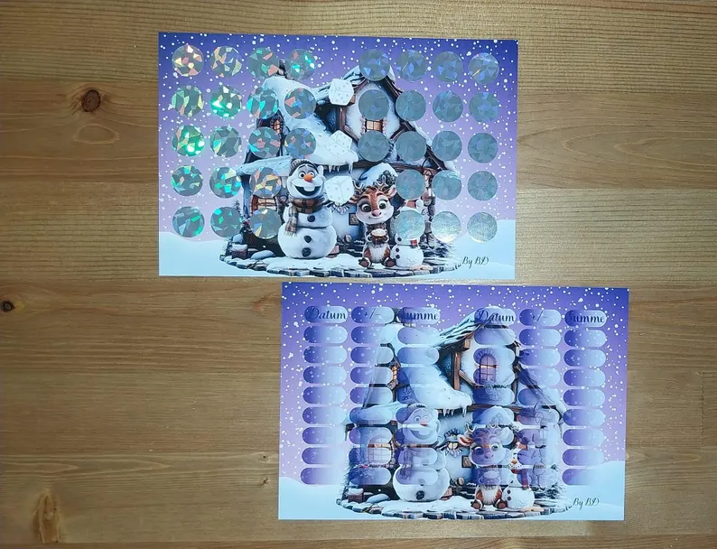 Olafs Wintertraum A5 Challenge Budgeting Sparen