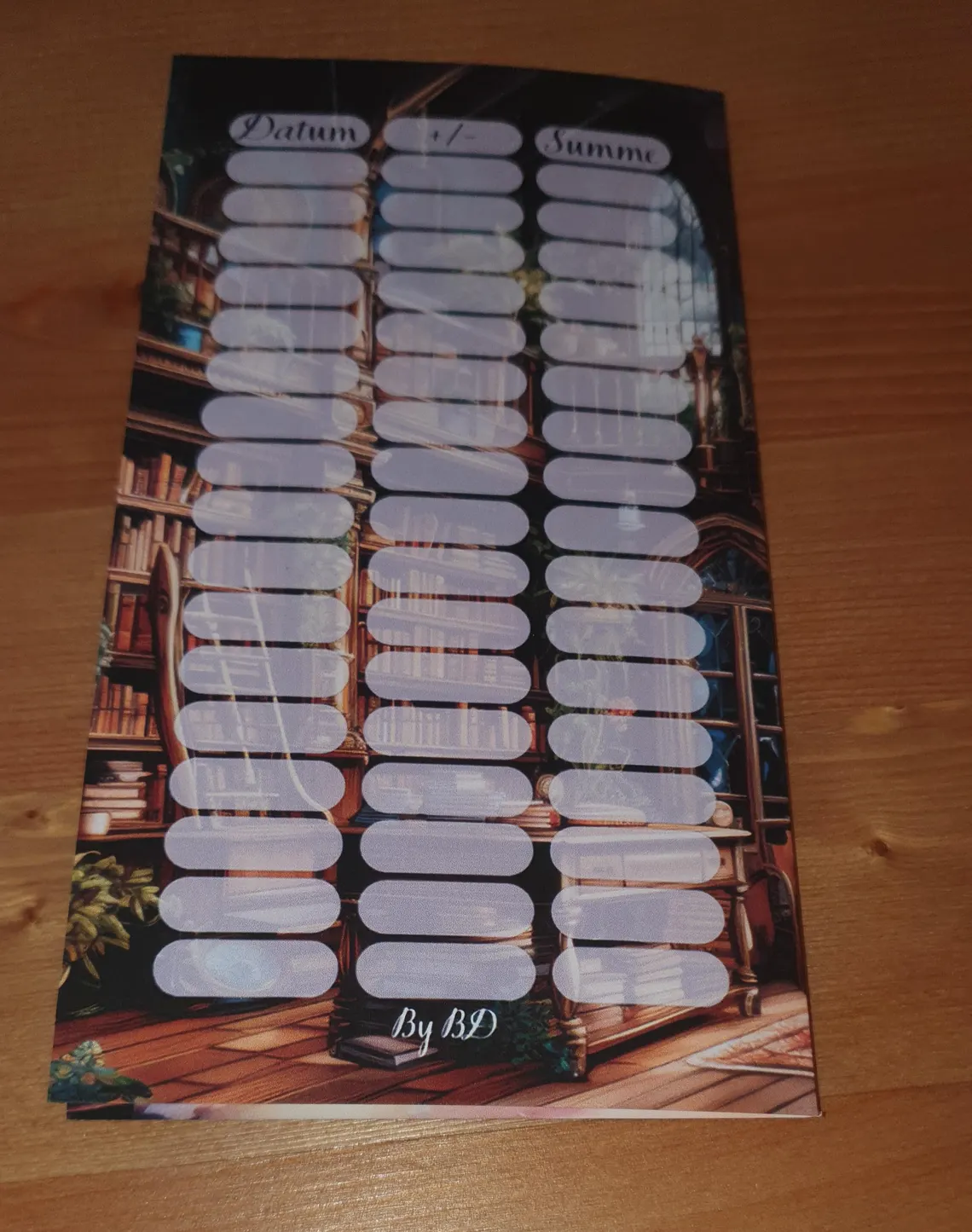 Harry Otter Rechenrätsel A6 Budgeting Challenge Sparen