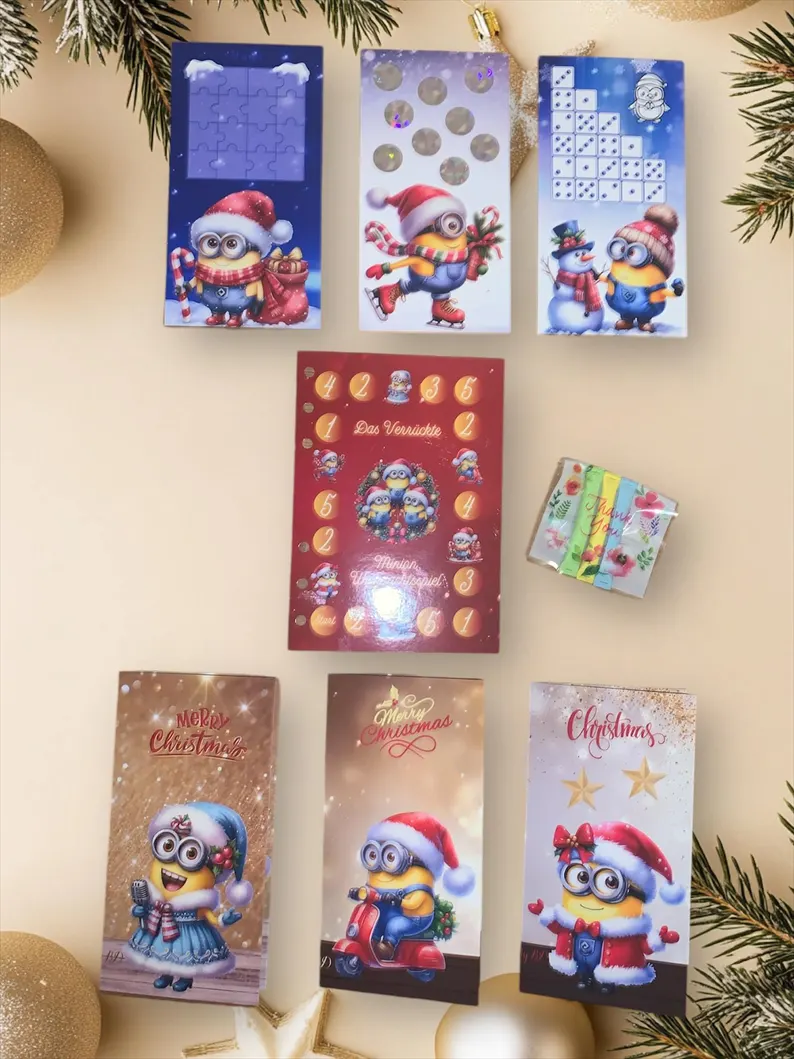 Das Verrückte Minion‘s Weihnachtsspiel A6 Budgeting Sparen Challenge