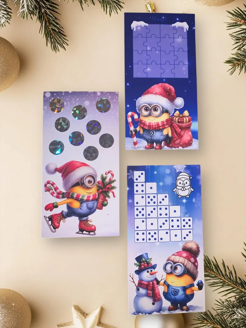 Das Verrückte Minion‘s Weihnachtsspiel A6 Budgeting Sparen Challenge