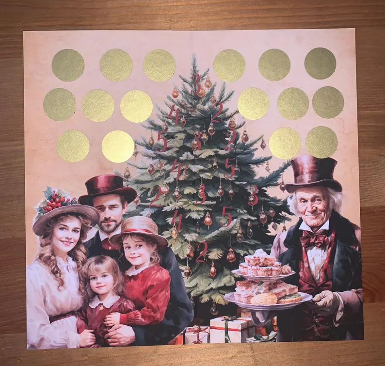 Eine Weihnachtsgeschichte A6 Sparen Challenge Budgeting