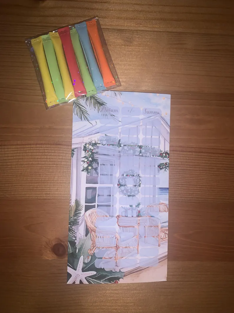 Karibische Weihnachten A6 Challenge Sparen Budgeting