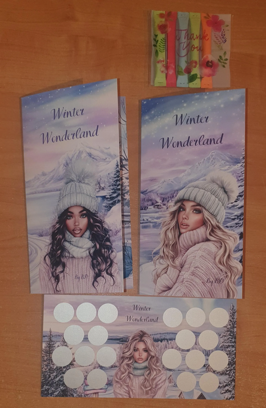 Winter Wonderland A6 Challenge Budgeting Sparen