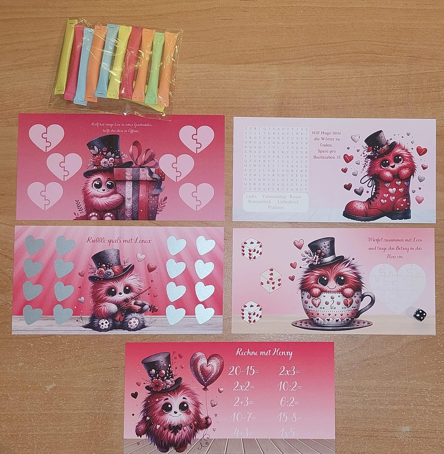 Die Valentins Monster A6 Challenge Budgeting Sparen