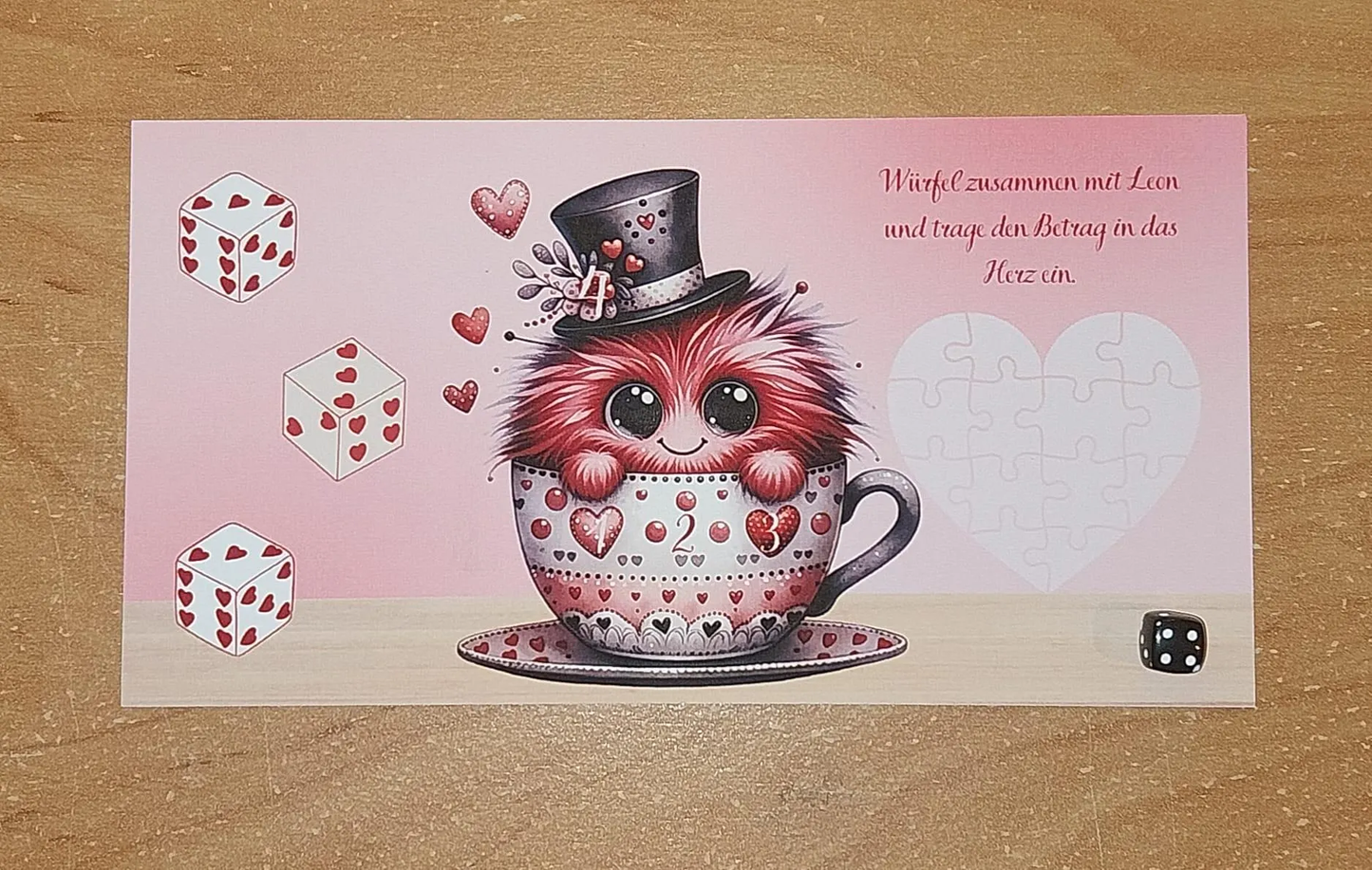 Die Valentins Monster A6 Challenge Budgeting Sparen