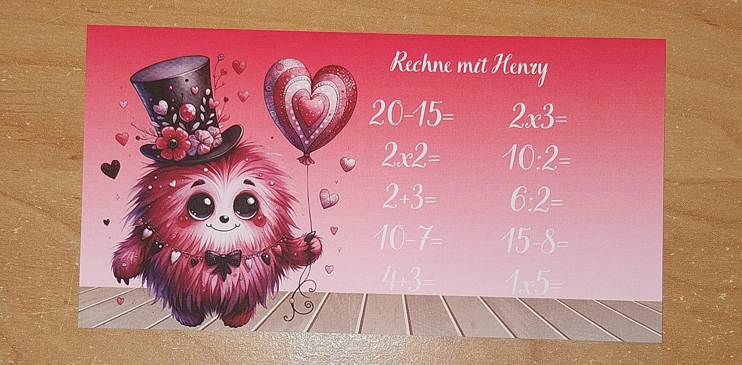 Die Valentins Monster A6 Challenge Budgeting Sparen