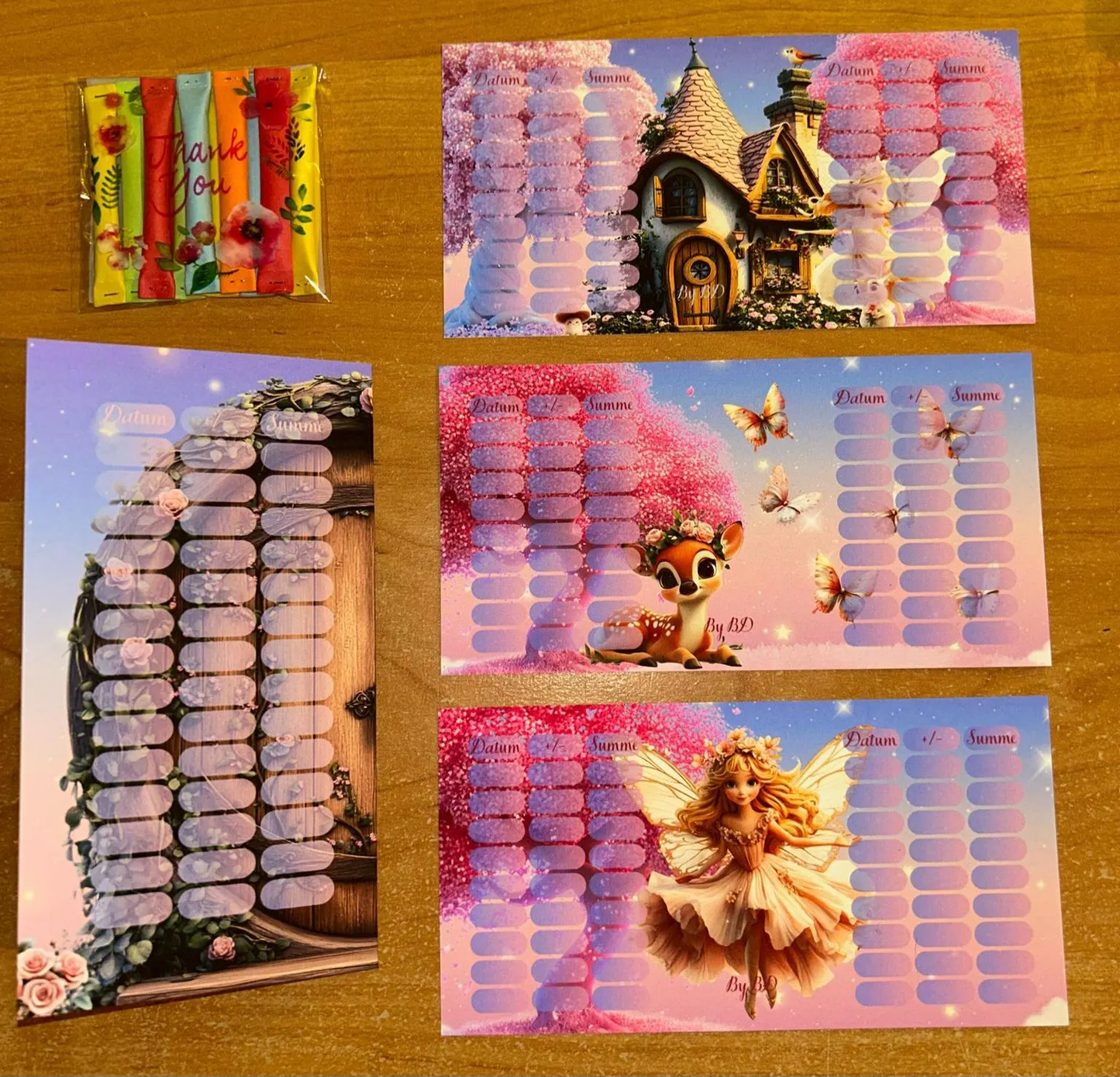 Feenwelt A6 Challenge Sparen Budgeting