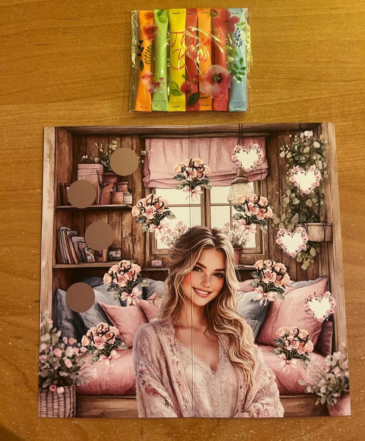 Frühlingserwachen A6 Klapp Challenge Budgeting Sparen