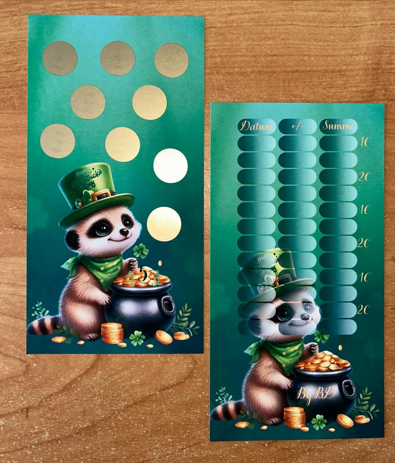 Das Verrückte Erdmännchen Spiel A6 Challenge Budgeting Sparen