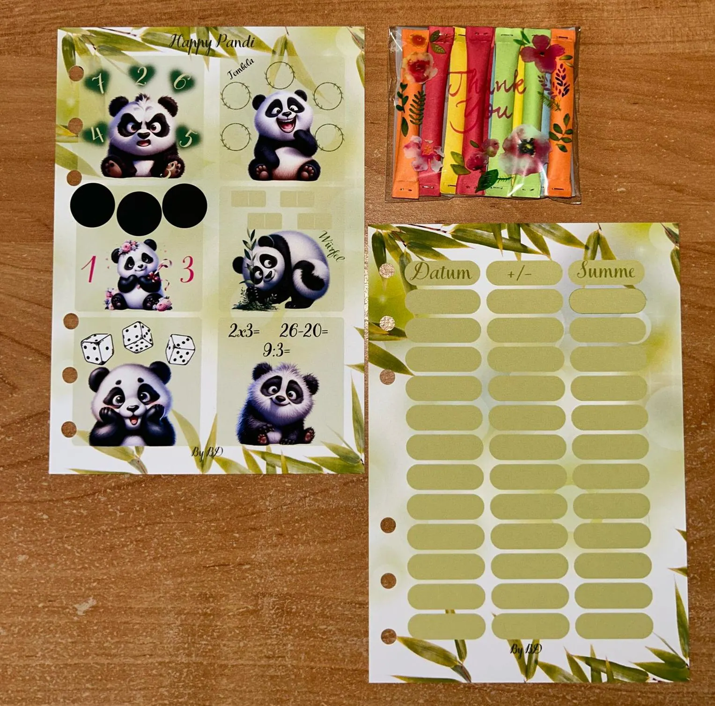 Happy Panda 12er Challenge Budgeting Sparen