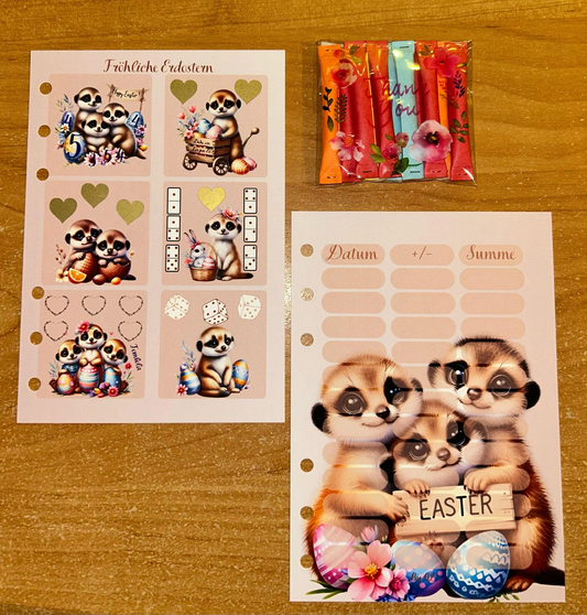 Fröhliche Erdostern 12er Challenge Sparen Budgeting