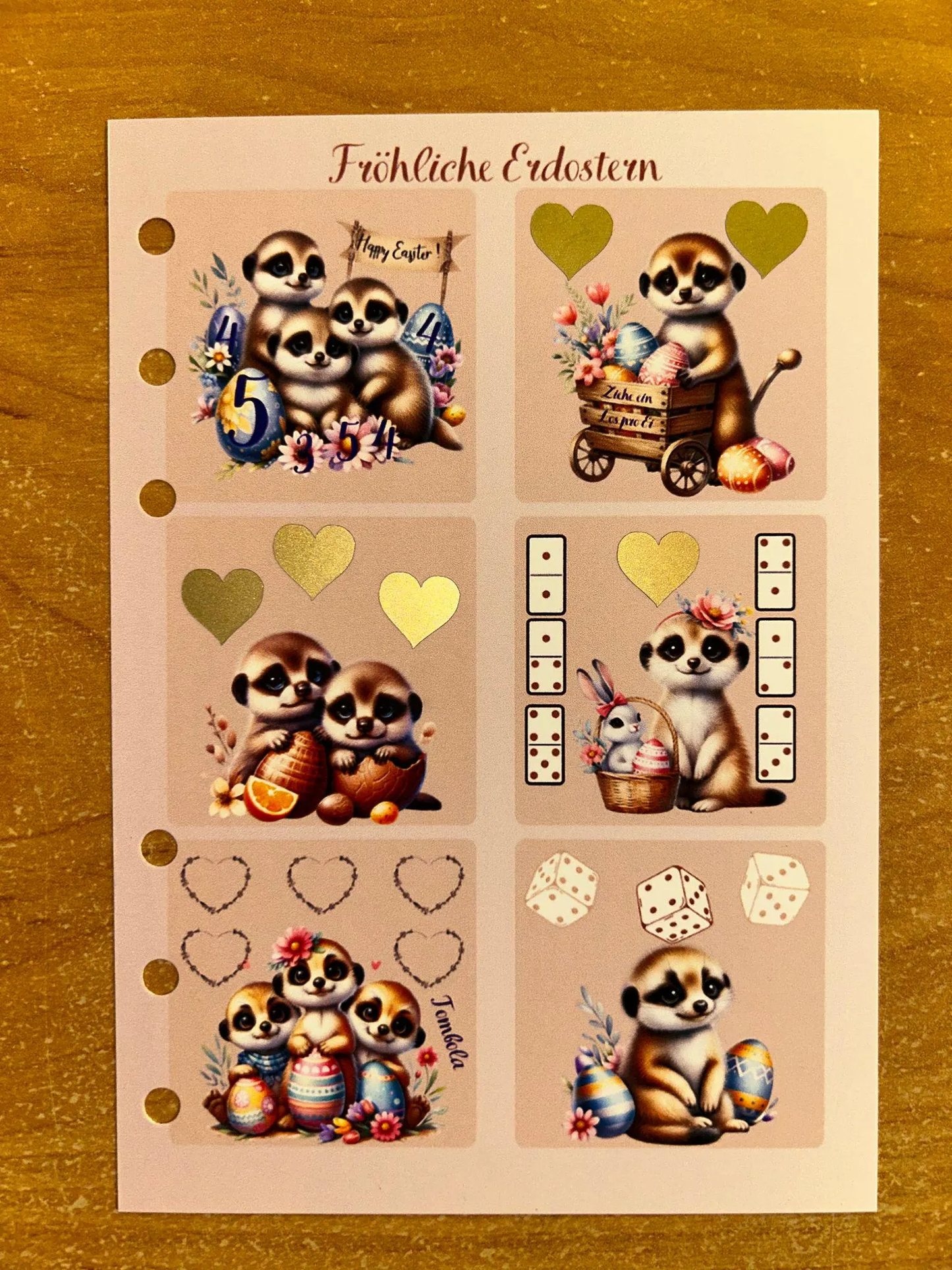 Fröhliche Erdostern 12er Challenge Sparen Budgeting