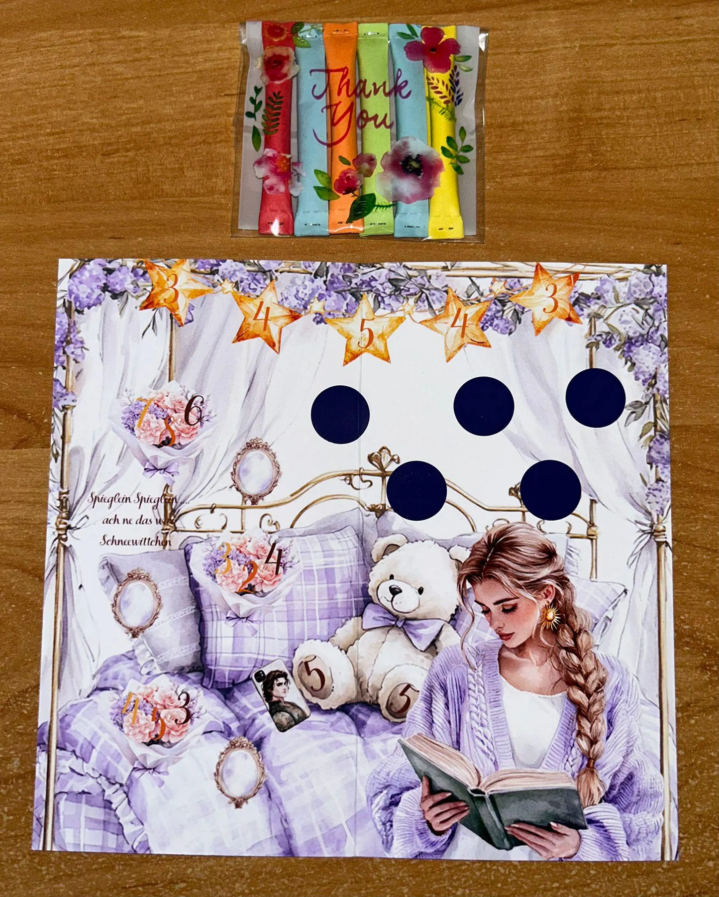 Rapunzel A6 Klappkarten Challenge Sparen Budgeting