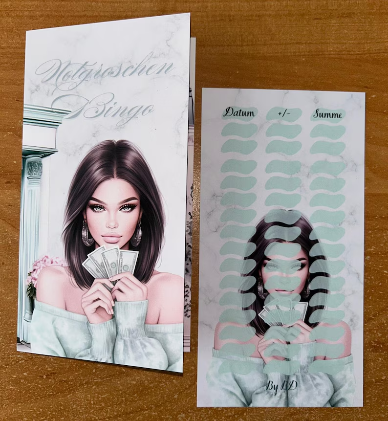 Notgroschen Set A6 Challenge Budgeting Sparen