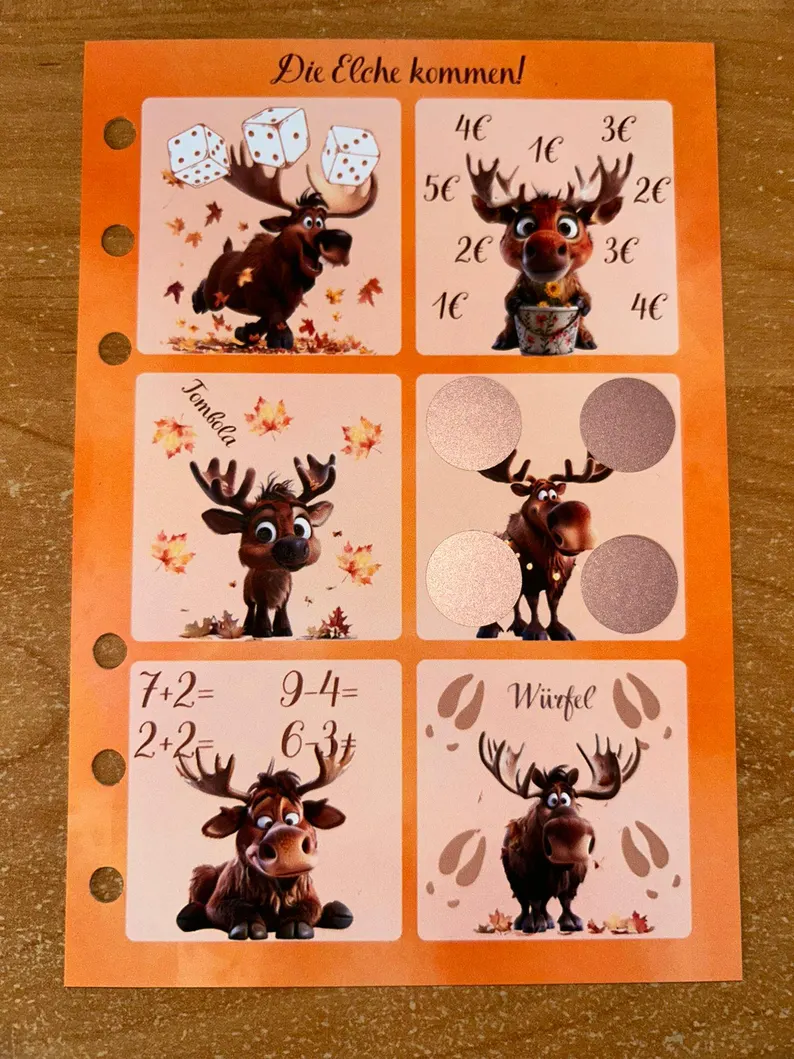 Die Elche Kommen A6 Challenge Budgeting Sparen