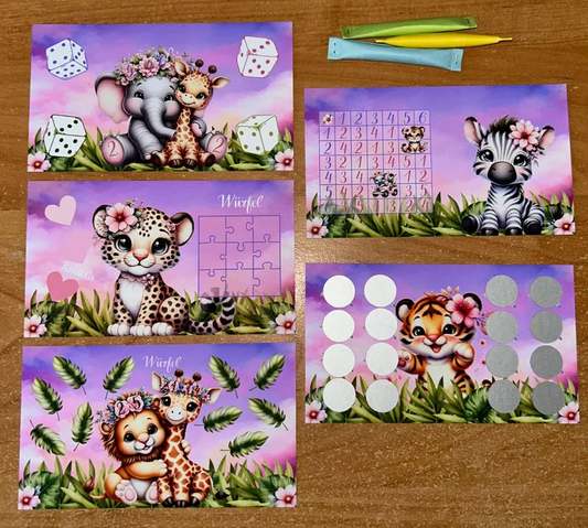 Baby Safari A7 Budgeting Challenge Sparen