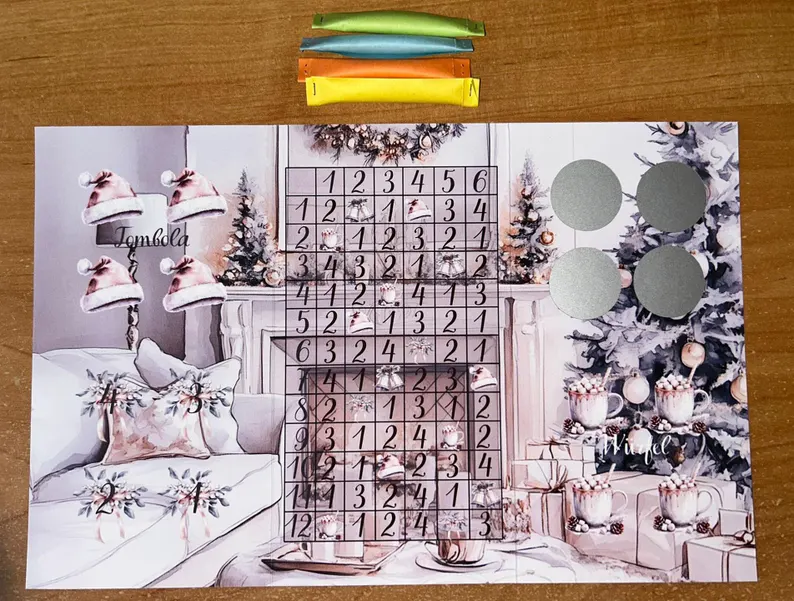 Spare für deinen Adventskalender A6 Budgeting Sparen Challenge