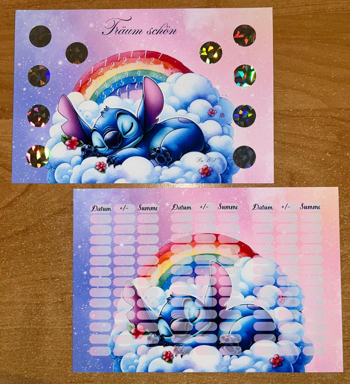 Träum schön A5 Challenge Budgeting Sparen