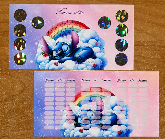 Träum schön A6 Challenge Budgeting Sparen