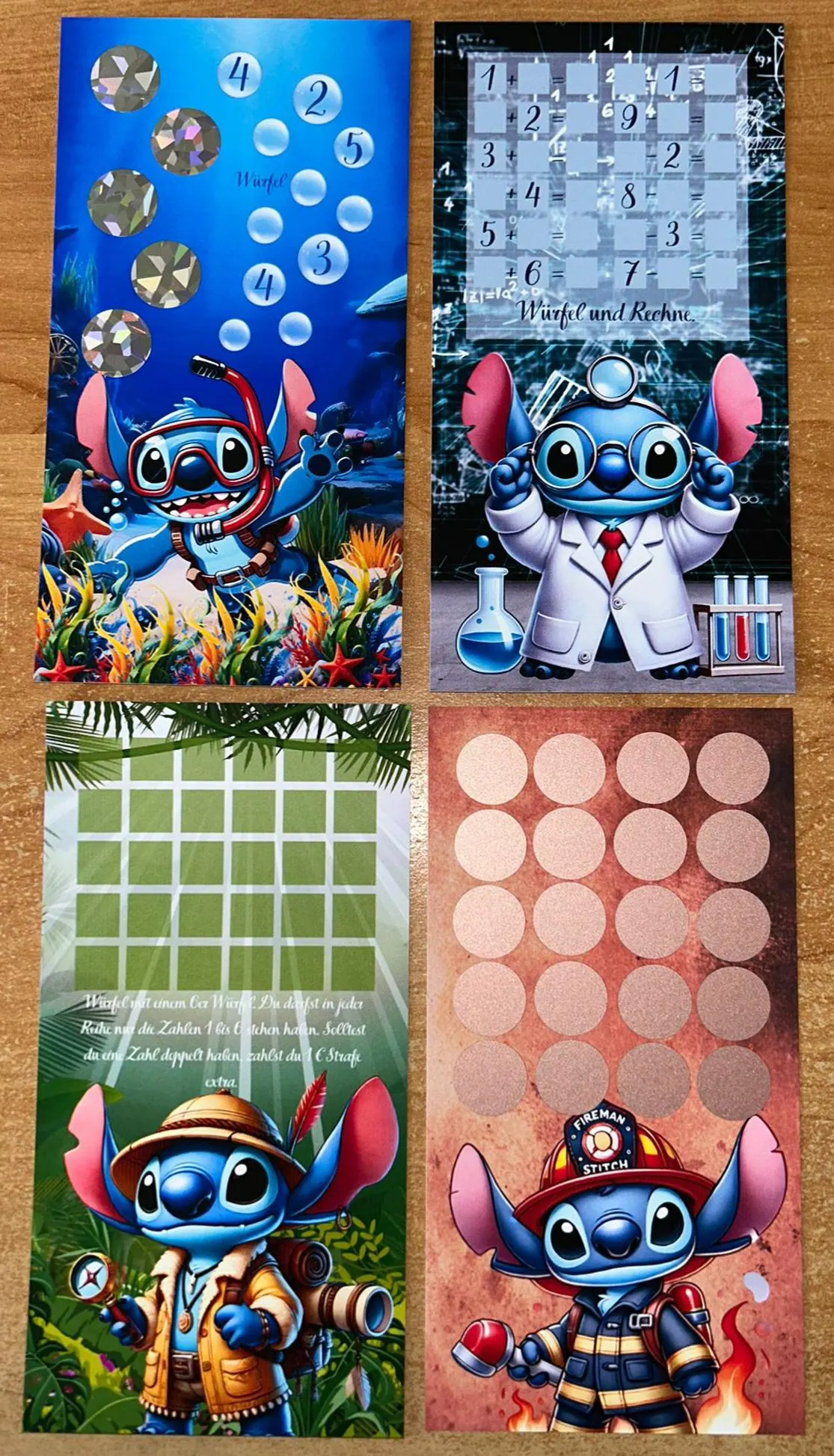 Blauer Alien bei der Arbeit A6 Budgeting Challenge Sparen