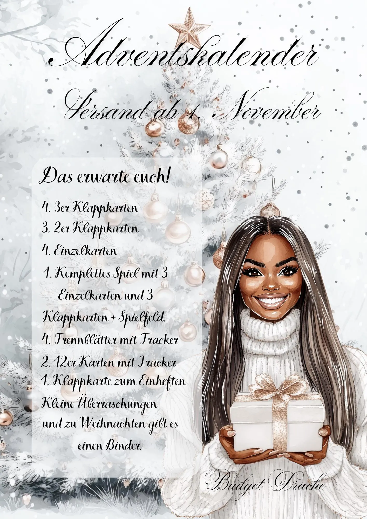 Adventskalender 2025 Budgeting Challenge Sparen