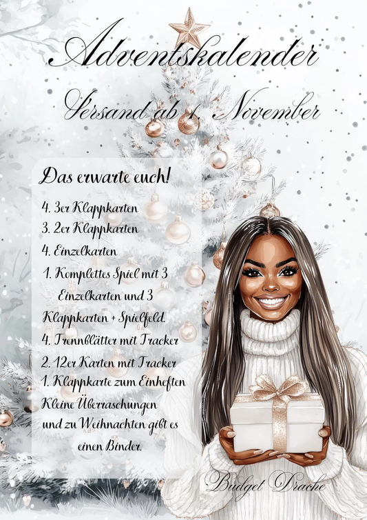Adventskalender 2025 Budgeting Challenge Sparen